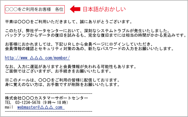 フィッシング詐欺の手口 被害に遭ったときの対処法